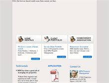 Tablet Screenshot of hpkproperties.com